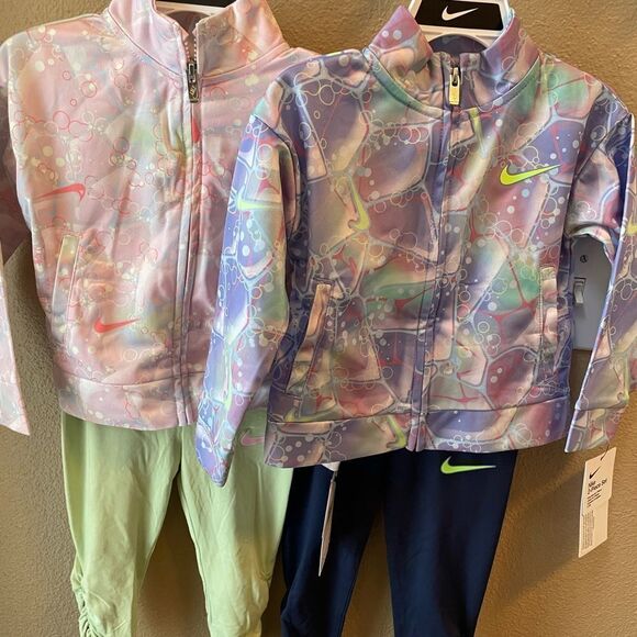Nike Pastel Toddler 24 Months 2T Jogger Track Suits set of 2! - Picture 10 of 14